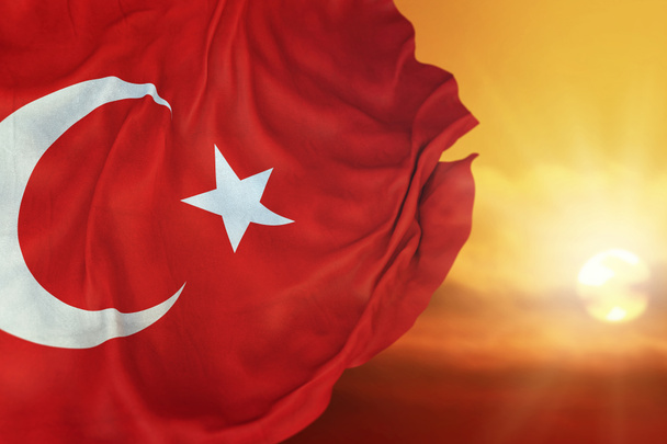 Турецький прапор, Туреччина - турецький дизайн - Фото, зображення