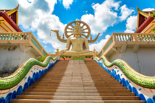 Big Buddha on Koh Samui, Thailand in a summer day - Φωτογραφία, εικόνα