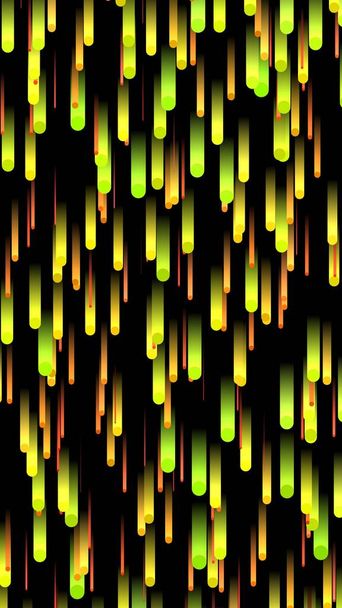 много твердых цилиндров и трубок в цветовой гамме радуги - Фото, изображение