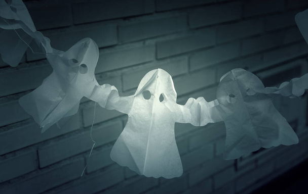 Detalhe da decoração para a festa de Halloween, terror e medo - Foto, Imagem