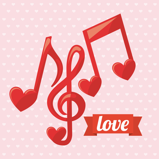 love music - Vector, Image