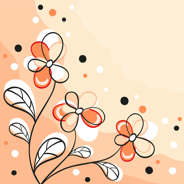 Flower background - Vector, Imagen