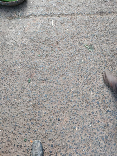 gravier de pierre fait texture de la route pendant la journée en Inde - Photo, image