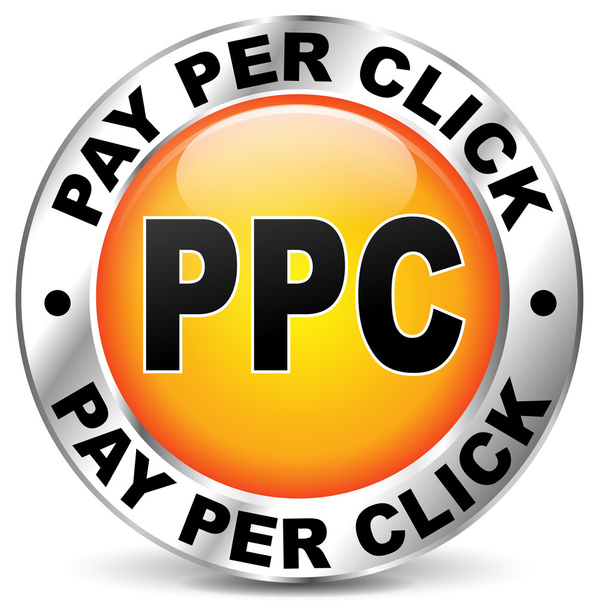 Pay per click orange icon - Vector, Image