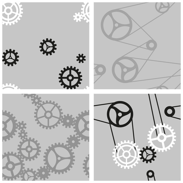 Engranajes de diseño abstracto
 - Vector, Imagen