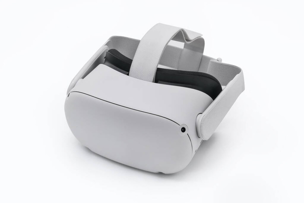 Virtual Reality headset Isolated on a white background - Photo, Image