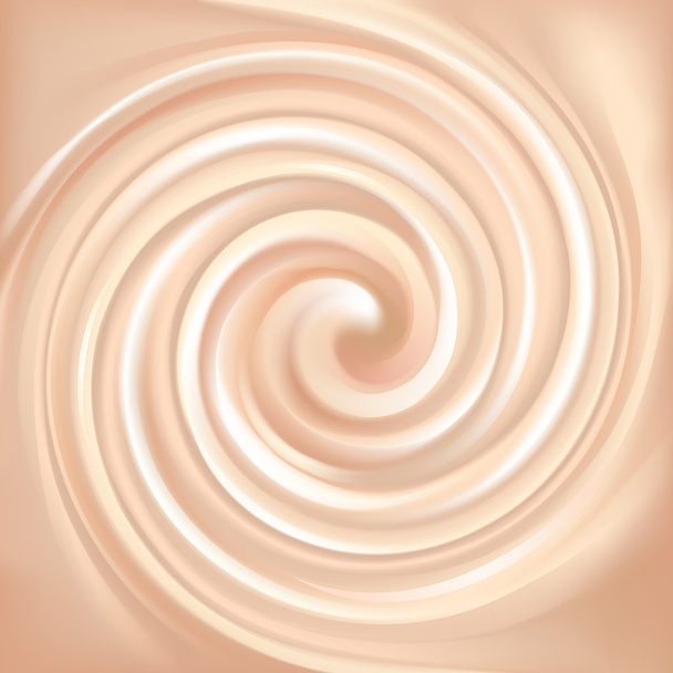 Vector backdrop of swirling creamy texture - Vector, Image