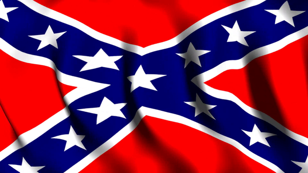 Alabama Bitwa flaga - Materiał filmowy, wideo