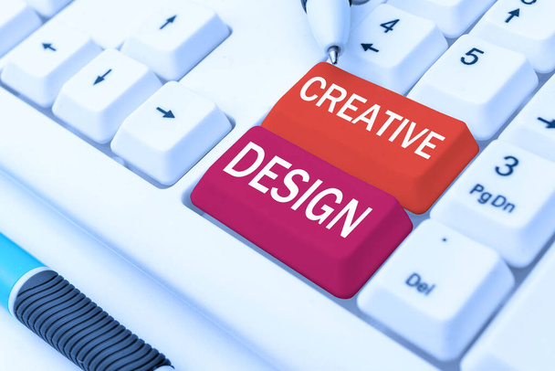 Merkki näyttää Creative Design, Concept merkitys osajoukko visuaalisen viestinnän ja viestinnän suunnittelu - Valokuva, kuva