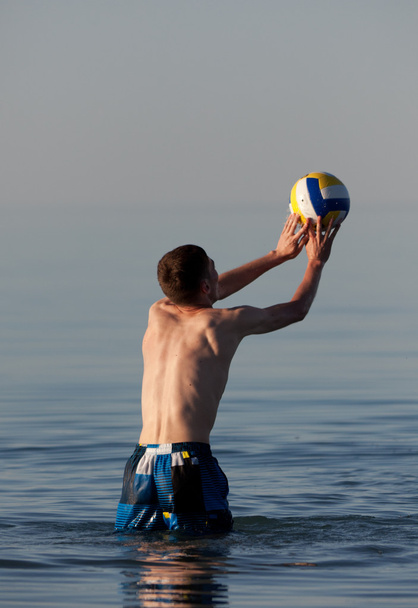 The guy with a ball - Photo, Image