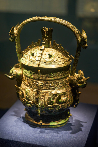 Reliquie culturali in bronzo della cultura del Bashu e del Sichuan nell'antica Cina - Foto, immagini