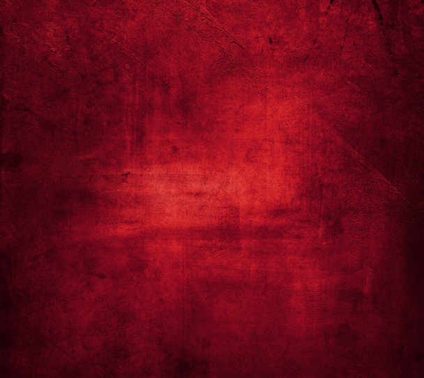 Fondo grunge de pared de hormigón texturizado rojo - Foto, imagen