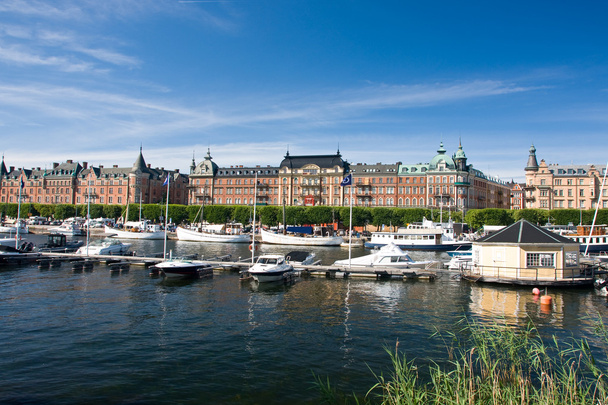Ansicht von Östermalm, stockholm - Foto, Bild