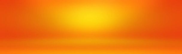 Streszczenie Pomarańczowy układ tła, studio, pokój, szablon strony internetowej, Raport biznesowy z płynnym kolorem gradientu koła - Zdjęcie, obraz