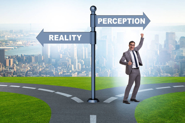 Концепция выбора восприятия или реальности - Фото, изображение