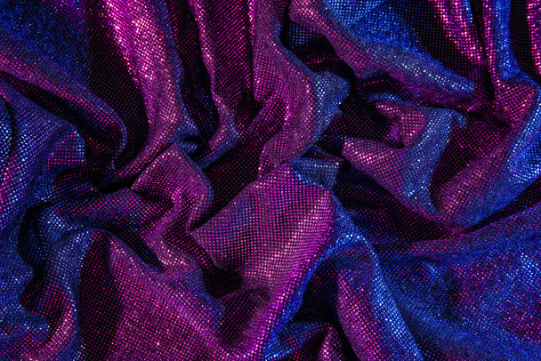 Textura de belo tecido de lantejoulas como fundo - Foto, Imagem