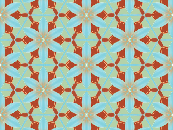 70s retro vintage geometric pattern - Photo, Image