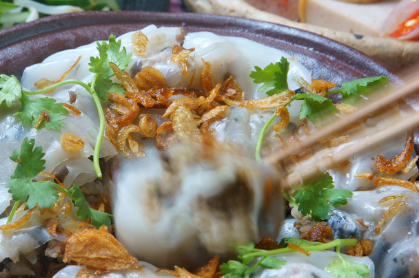 Vietnamská jídla, rýže nudle roll - Fotografie, Obrázek