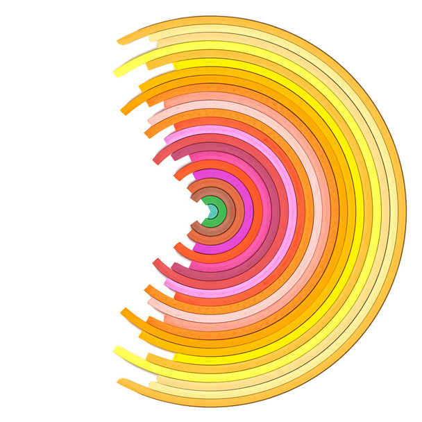 gradiens spektrum körkörös mozgás háttér - Fotó, kép
