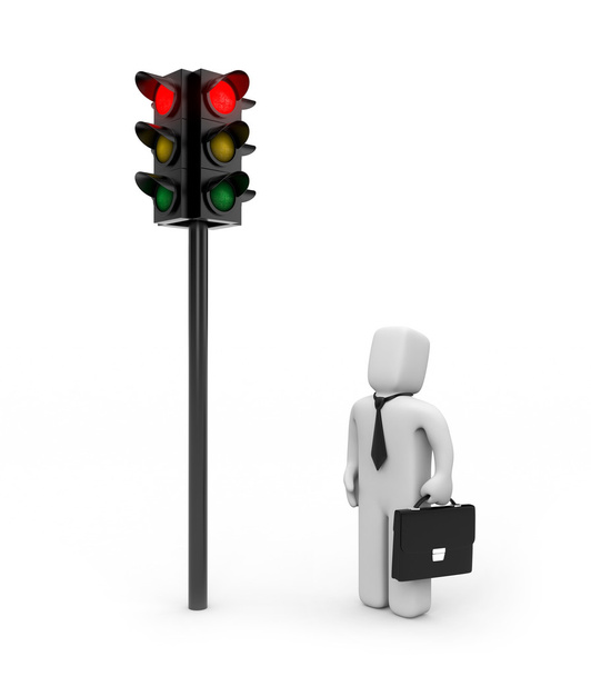 STOP! Red light for business - Fotografie, Obrázek