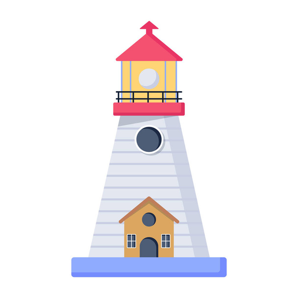 lighthouse. web icon vector illustration - Vettoriali, immagini