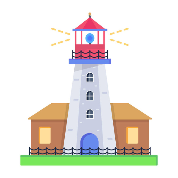 lighthouse icon vector illustration - Vettoriali, immagini