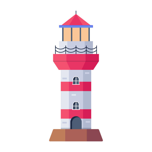lighthouse icon vector illustration - Вектор,изображение