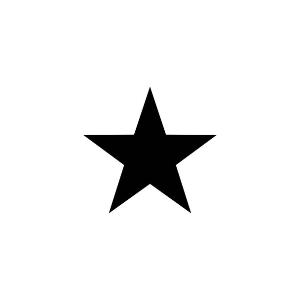 Зіркова ікона. знак рейтингу і символ. улюблена піктограма зірки
 - Вектор, зображення