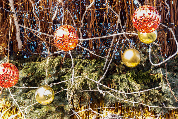 Hermosas decoraciones para las vacaciones de Navidad y Año Nuevo
 - Foto, imagen