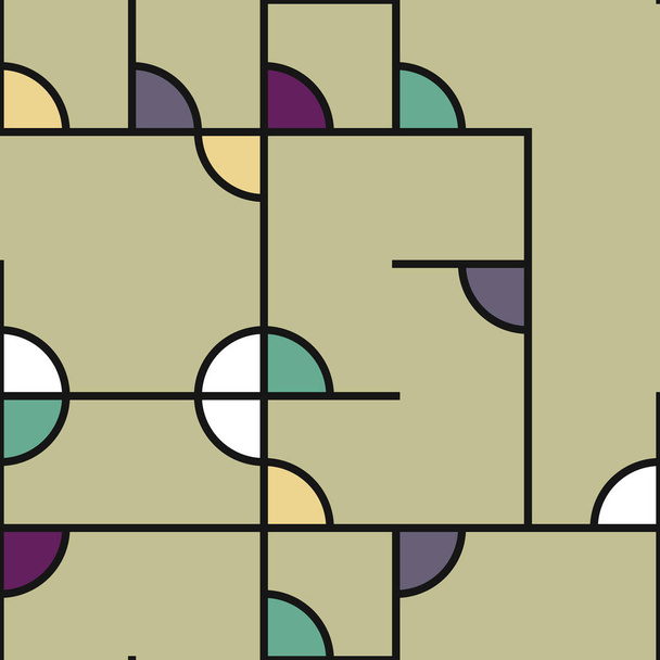 Декоративная диаграмма красочные геометрические фигуры фоновая иллюстрация - Вектор,изображение