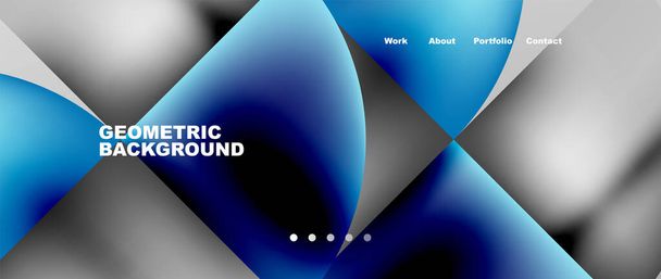 Circles and round elements abstract background design for wallpaper, banner, background, landing page, wall art, invitation, prints - Vector, Image