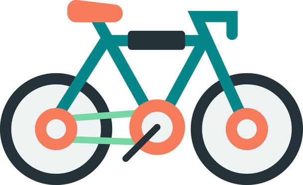ποδήλατο εικονογράφηση σε minimal στυλ απομονώνονται σε φόντο - Διάνυσμα, εικόνα