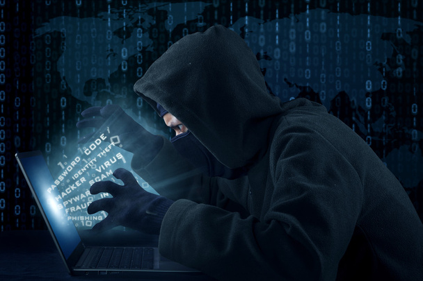 Hacker activity stealing user information - Foto, Bild