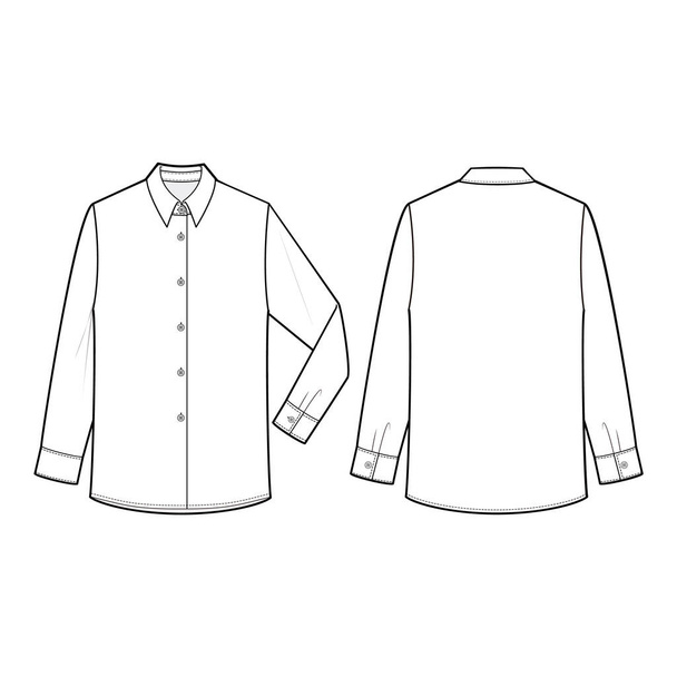 Košile Halenka Košile s krátkým rukávem Tričko s dlouhým rukávem - Fotografie, Obrázek