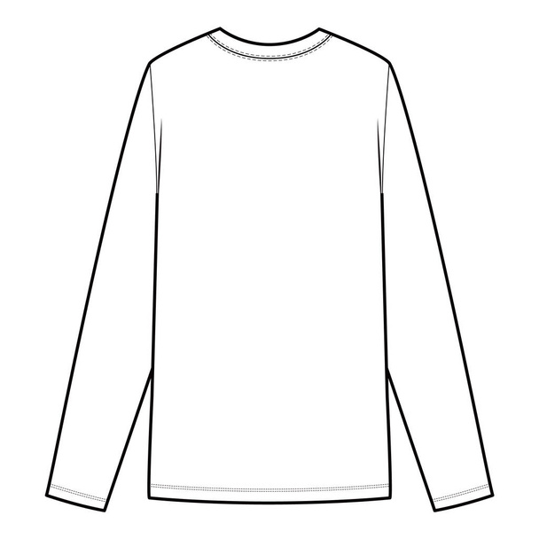 T-shirt met lange mouwen trui top - Foto, afbeelding