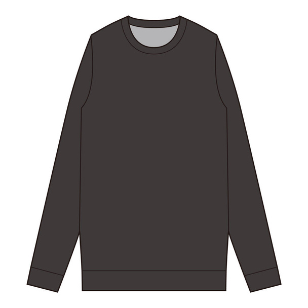 Bluza Sweter Tee koszulka z długim rękawem Top T-shirt - Zdjęcie, obraz