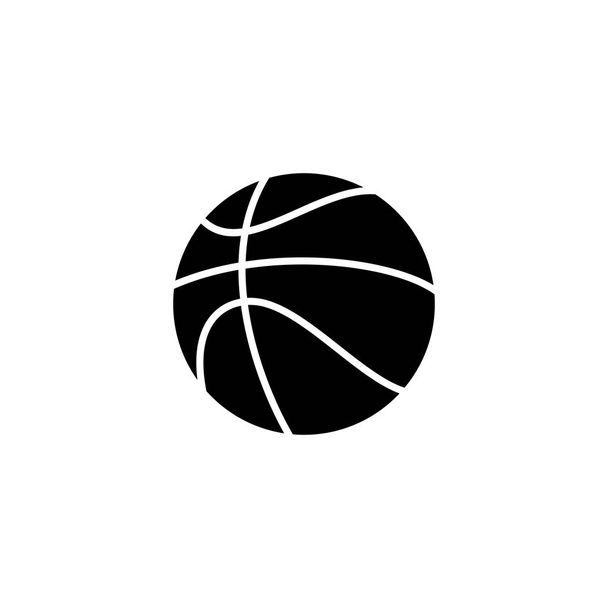 Basketbalová ikona. Basketbalové znamení a symbol - Vektor, obrázek