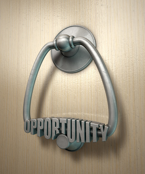Opportunity Knocks ajtón kopogtató - Fotó, kép