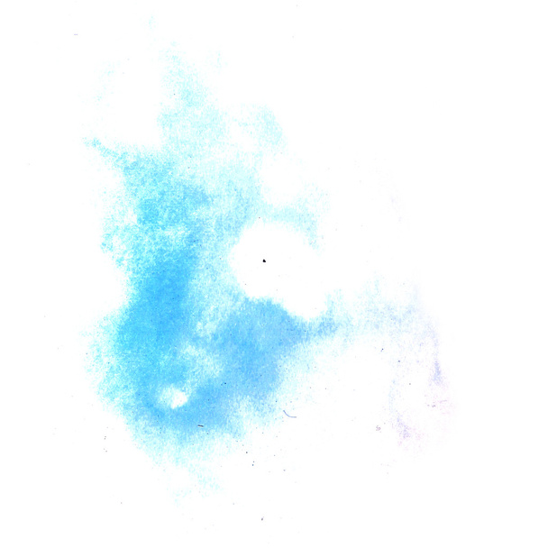Kunst dunkelblau Aquarell Tusche Farbe Blob Aquarell Splash - Foto, Bild