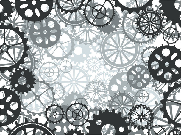 Cogwheel background in vector. Gear - Vector, Image