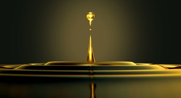 Oil Droplet - Photo, Image