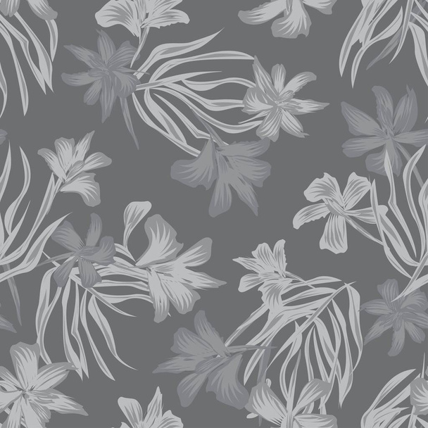 Oriental Floral seamless pattern background for fashion textiles, graphics, backgrounds and crafts - Vector, afbeelding