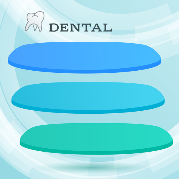 Ads dentist toothpaste leaflet - Vector, imagen