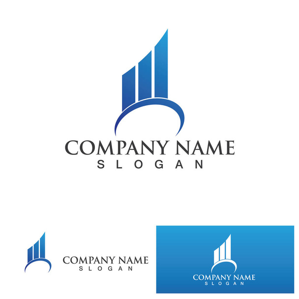 Logo di finanza aziendale e marketing Disegno illustrativo vettoriale - Vettoriali, immagini