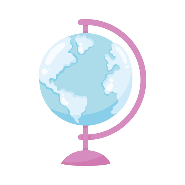 world earth map supply icon - Vektor, Bild