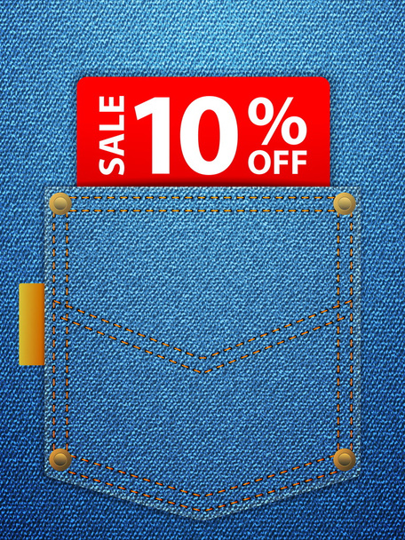 sale ten percentage off - Vector, Imagen