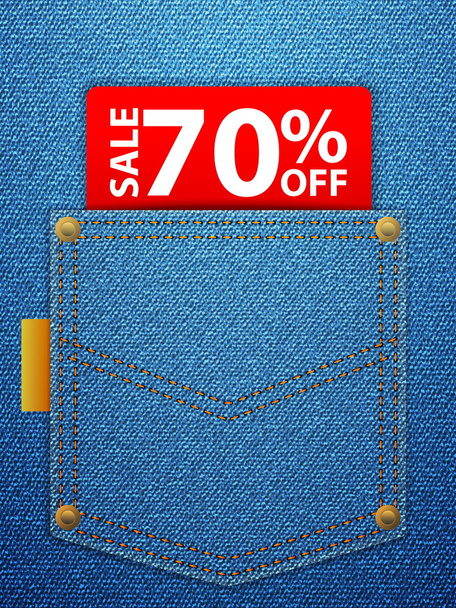 sale seventy percentage off - Vector, Imagen