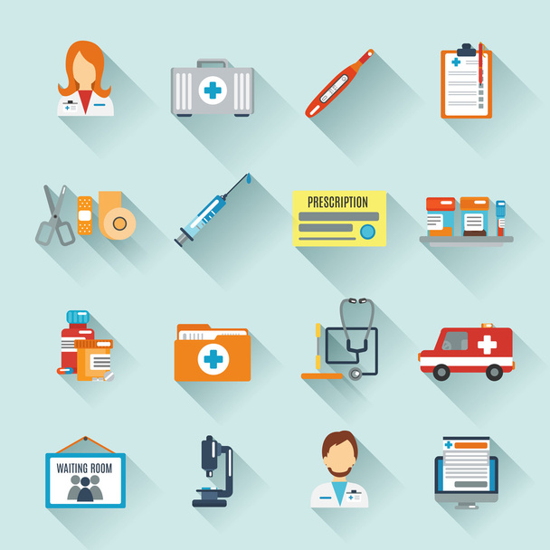 Doctor Icon Set - Vector, Image
