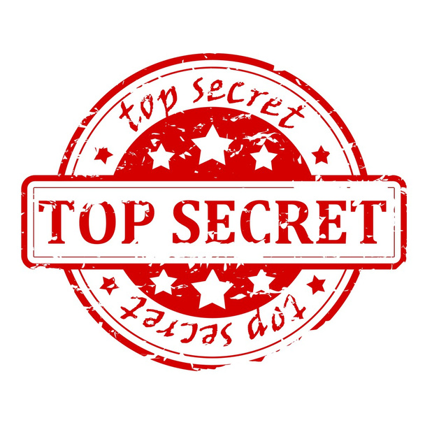 Top secret - stamp - Photo, Image