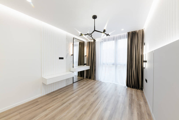 interior design of a large bright room in a new building - Photo, Image